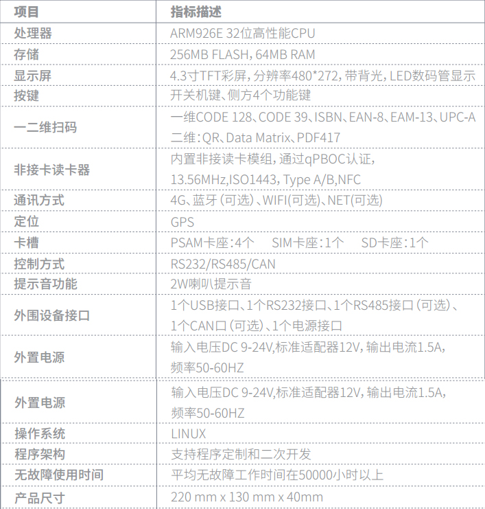 车载POS MP800